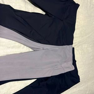 Set of 3 yoga pants, size small